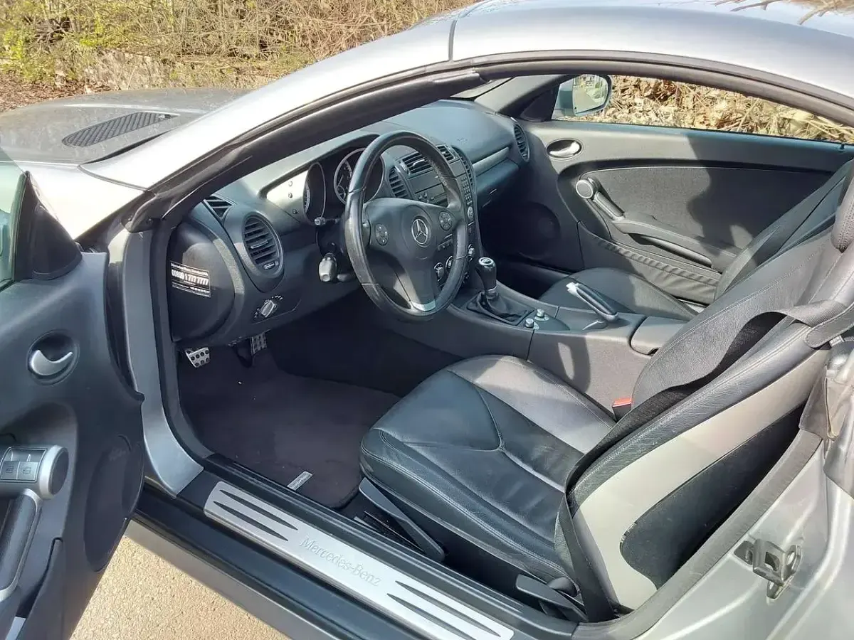 Gebraucht Mercedes SLK200 184 PS (135 kW) 2008 Silber Cabrio