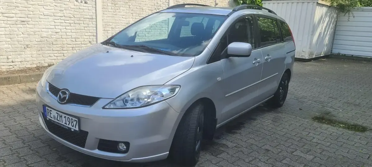 Gebraucht Mazda 5 110 PS (80 kW) 2006 Silber Van / Kleinbus