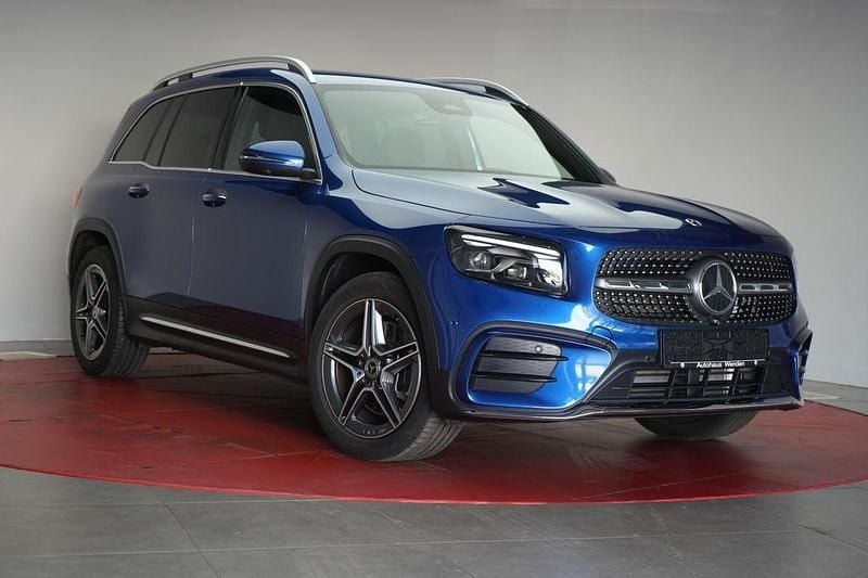 Spektral blue Gebraucht 2024 Mercedes GLB220 AMG SUV | 44.490 € (Superpreis) - Bild 1/4