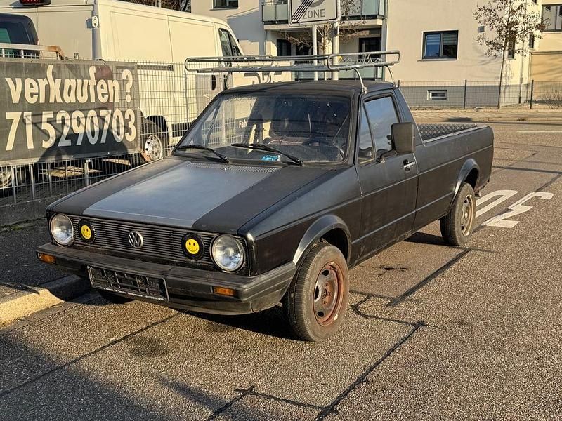 Gebraucht VW Caddy 54 PS (39 kW) 1987 Schwarz Van / Kleinbus