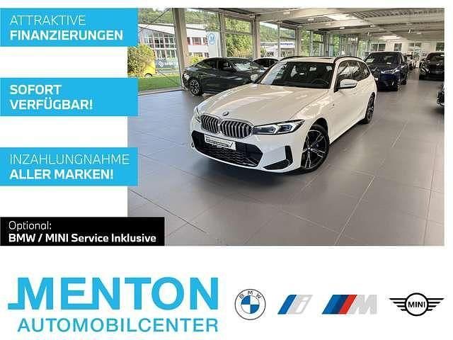 Weiß Gebraucht 2024 BMW 330e M Sport Kombi | 47.290 € (Fairer Preis) - Bild 1/3
