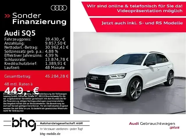 Gebraucht Audi SQ5 Sport 347 PS (255 kW) 2020 Weiß SUV