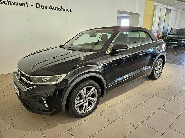 Gebraucht VW T-Roc Cabriolet R-line 150 PS (110 kW) 2024 Schwarz Cabrio