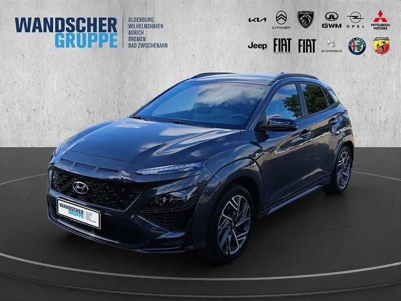 Grauschwarz Gebraucht 2023 Hyundai Kona N Line SUV | 28.490 € (Guter Preis) - Bild 1/4