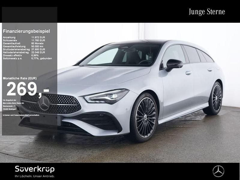Gebraucht Mercedes CLA200 Shooting Brake AMG 163 PS (119 kW) 2024 Silberlack hightechsilber (metallic) Kombi
