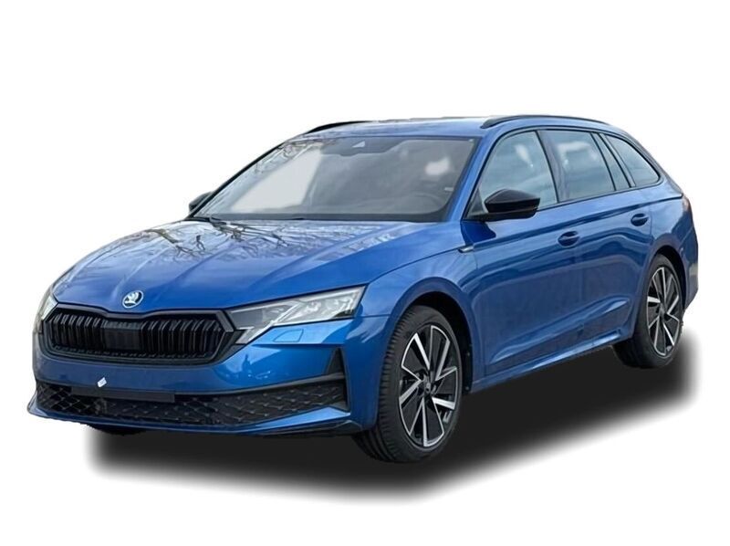 Blau Neu 2025 Skoda Octavia SportLine Kombi | 38.658 € (Teuer) - Bild 1/4