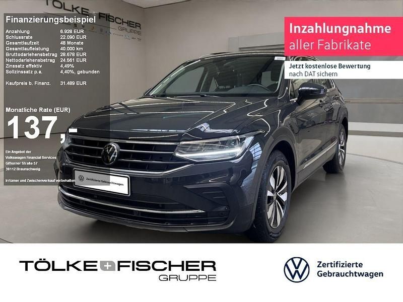 Urano grau uni Gebraucht 2024 VW Tiguan Move SUV | 31.489 € (Superpreis) - Bild 1/4