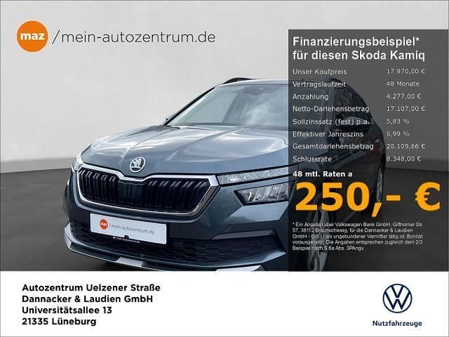 Quarzgrau Gebraucht 2020 Skoda Kamiq Ambition SUV | 17.970 € (Etwas zu teuer) - Bild 1/4
