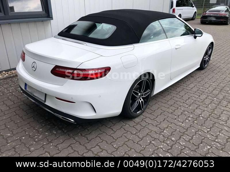 Gebraucht Mercedes E220 AMG line Plus 194 PS (142 kW) 2018 Polarweiss  unilack Cabrio