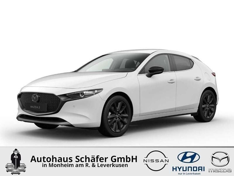 Weiss Neu 2025 Mazda 3 Homura-Line Limousine | 24.677 € (Guter Preis) - Bild 1/4