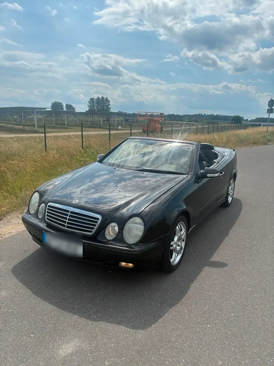 Gebraucht Mercedes CLK230 197 PS (144 kW) 2001 Schwarz Cabrio