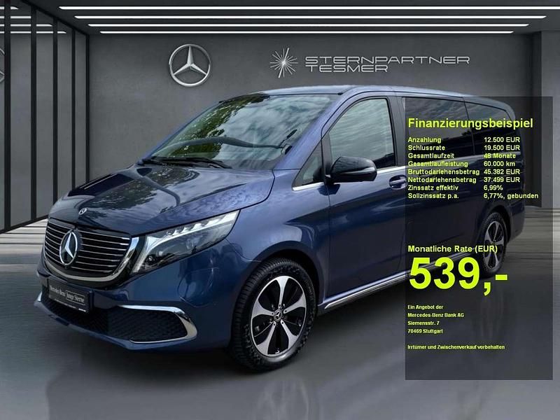 Gebraucht Mercedes EQV300 Avantgarde 150 kW (204 PS) 2024 Blau Van / Kleinbus