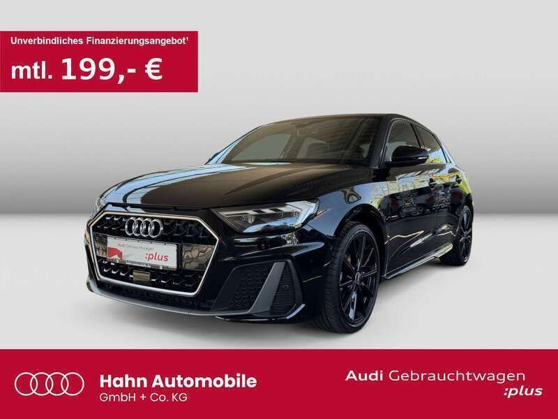 Mythosschwarz metallic Gebraucht 2021 Audi A1 S-Line Kleinwagen | 21.340 € (Etwas zu teuer) - Bild 1/3