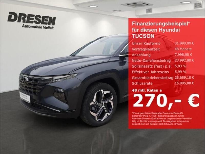 Schwarz Gebraucht 2024 Hyundai Tucson SUV | 31.990 € (Superpreis) - Bild 1/4