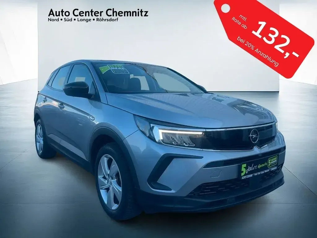 Gebraucht Opel Grandland X Edition 131 PS (96 kW) 2022 Tiefquarz grau SUV
