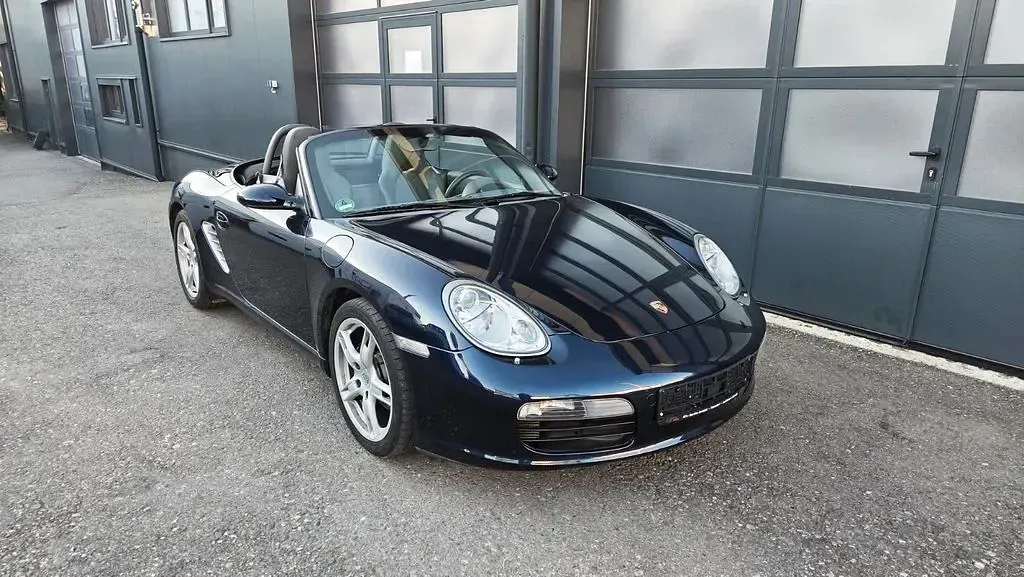 Gebraucht Porsche Boxster 245 PS (180 kW) 2008 Blau Cabrio