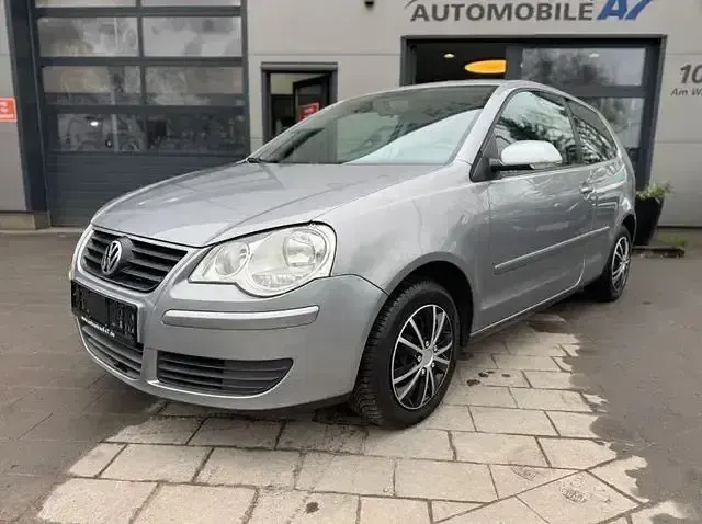 Gebraucht VW Polo Comfortline 60 PS (44 kW) 2008 Silber Kleinwagen