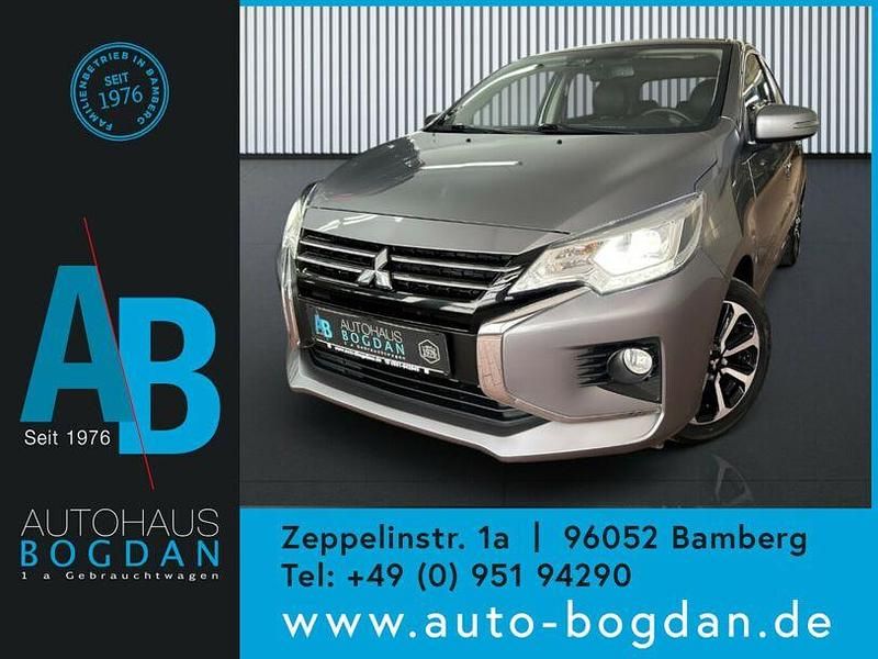 Grau Gebraucht 2022 Mitsubishi Space Star Elegance Limousine | 14.590 € (Fairer Preis) - Bild 1/4