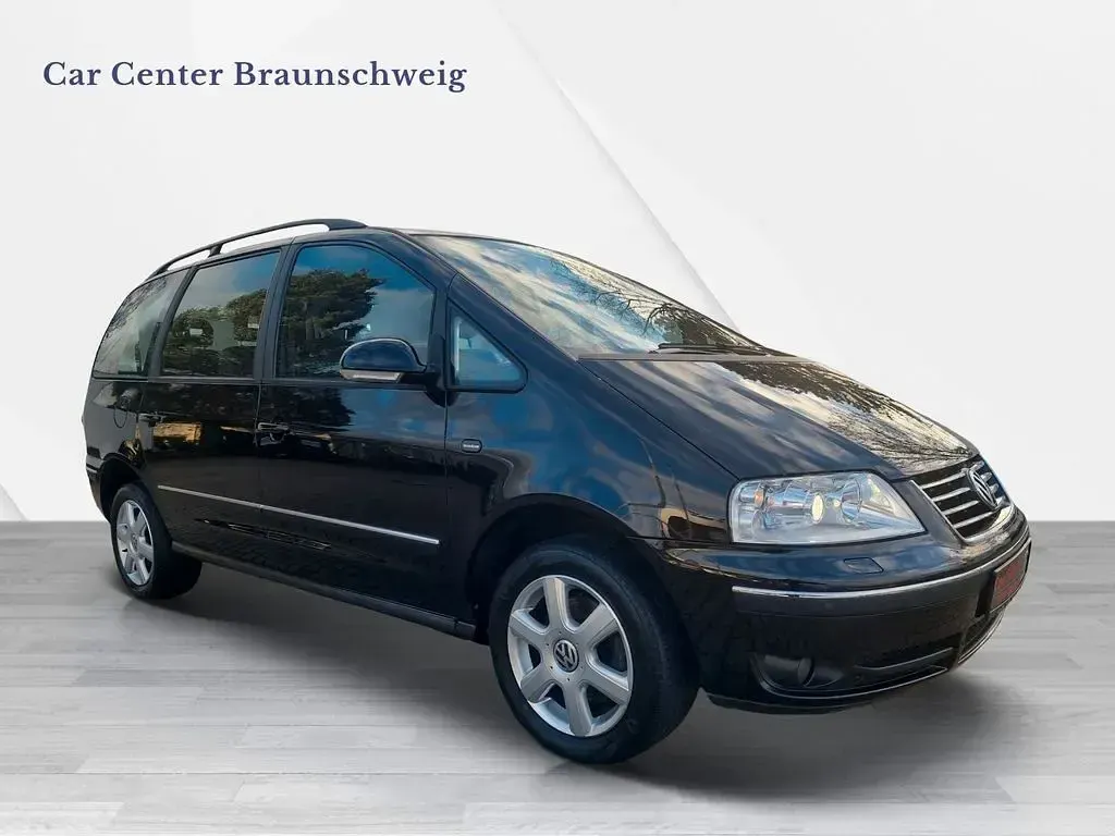 Brugt VW Sharan Highline 140 HK (102 kW) 2007 Sort MPV