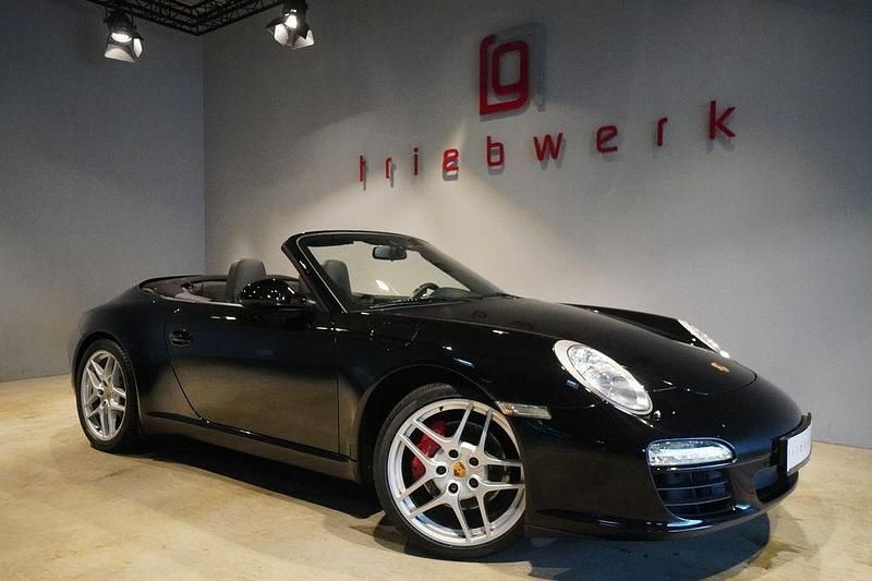 Schwarz Gebraucht 2008 Porsche 911 Carrera S Cabriolet Cabrio | 69.941 € (Fairer Preis) - Bild 1/3