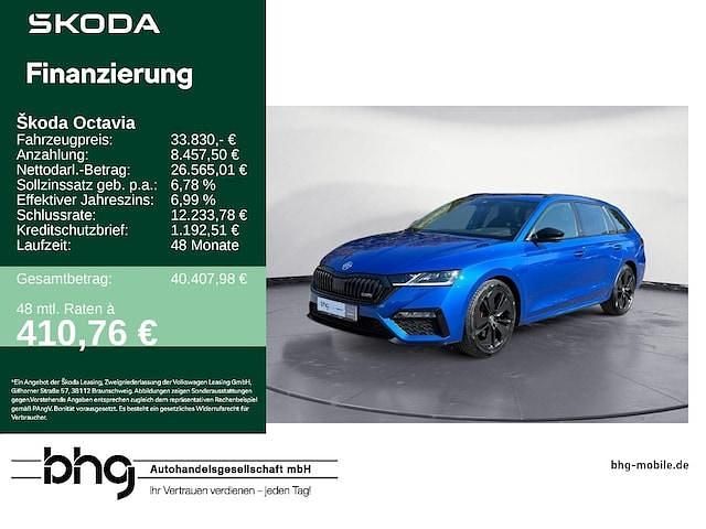 Gebraucht Skoda Octavia RS 200 PS (147 kW) 2023 Blau Kombi