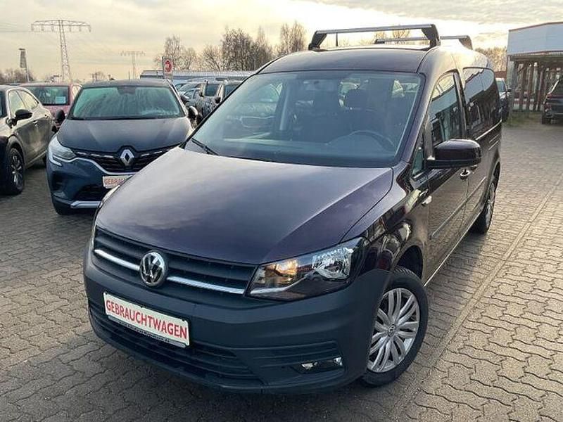 Gebraucht VW Caddy Maxi Trendline 125 PS (91 kW) 2017 Violet Van / Kleinbus