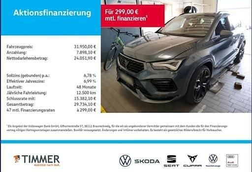 Gebraucht Cupra Ateca Limited Edition 301 PS (221 kW) 2021 Rodium grau SUV