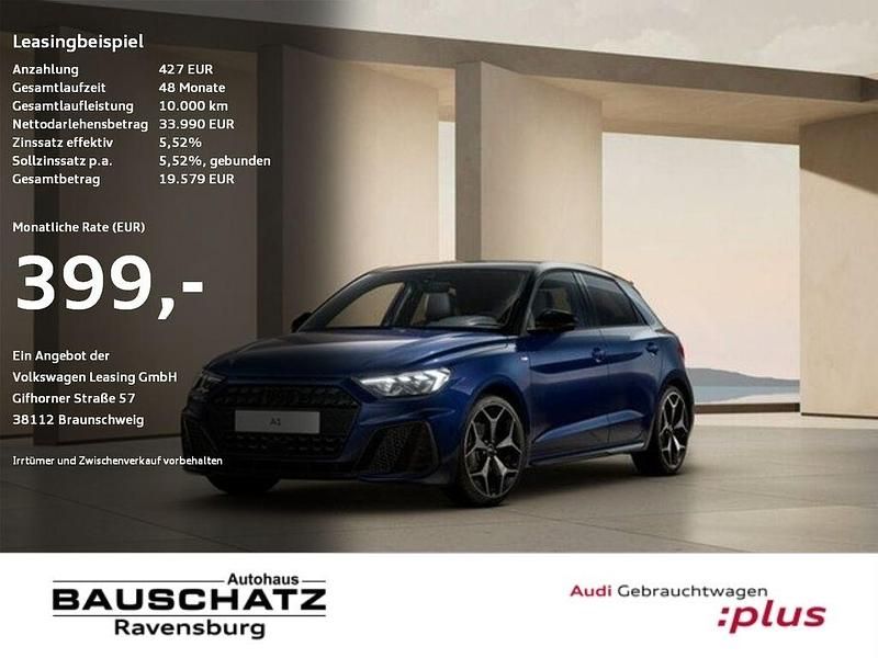 Navarrablau Gebraucht 2025 Audi A1 Sportback S-Line Kleinwagen | 33.990 € (Teuer) - Bild 1/4