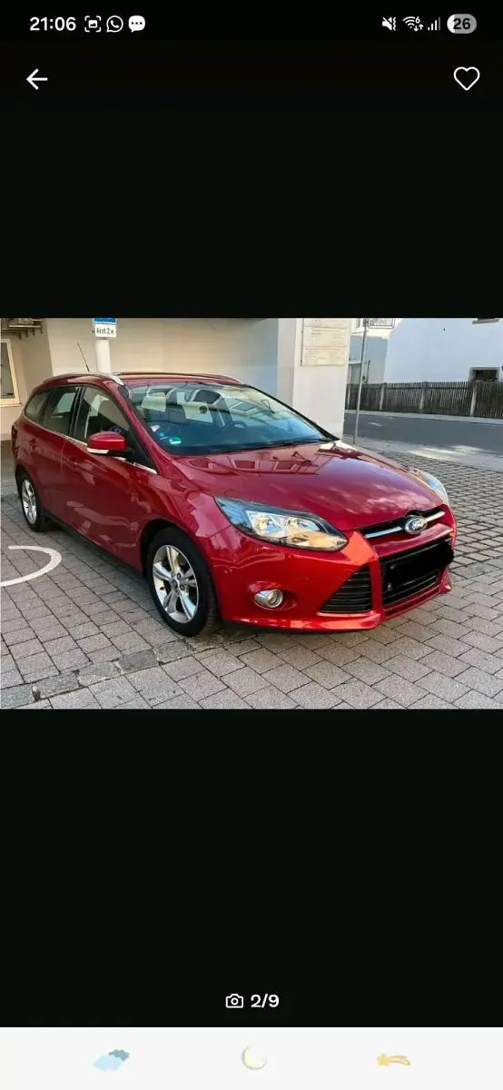 Brugt Ford Focus 150 HK (110 kW) 2012 Rød Stationcar