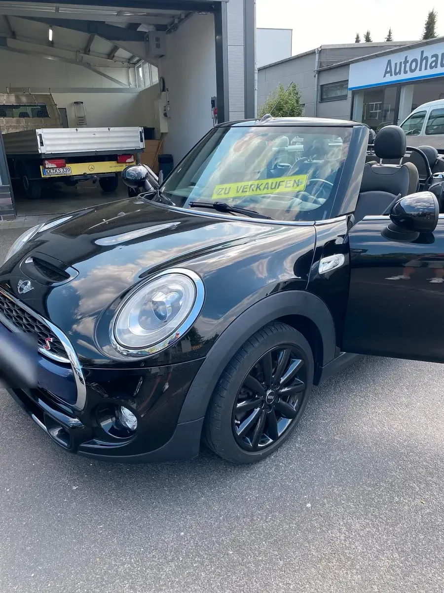 Brugt Mini Cooper S Cabriolet 192 HK (141 kW) 2017 Sort Cabriolet