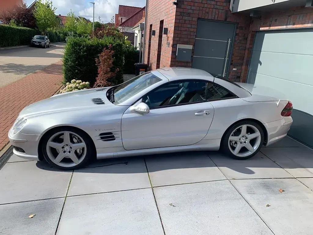 Gebraucht Mercedes SL55 AMG AMG 500 PS (367 kW) 2002 Silber Cabrio
