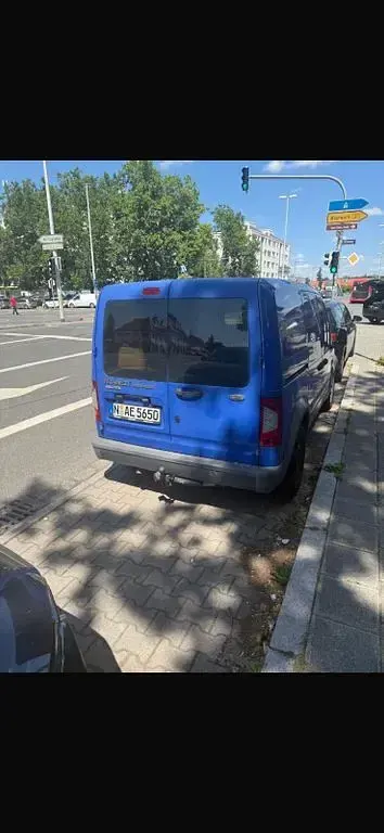 Gebraucht Ford Tourneo Connect 75 PS (55 kW) 2011 Blau Van / Kleinbus