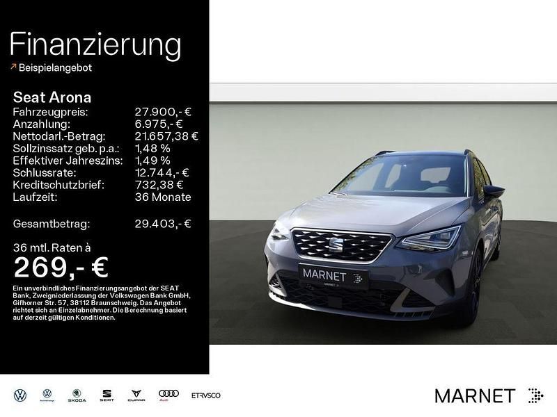 Grau Neu 2025 Seat Arona Black Edition SUV | 27.900 € (Fairer Preis) - Bild 1/4