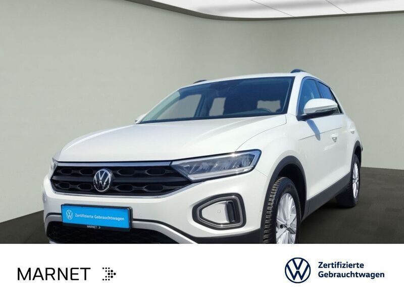 Pure white Gebraucht 2024 VW T-Roc Life SUV | 21.690 € (Guter Preis) - Bild 1/3