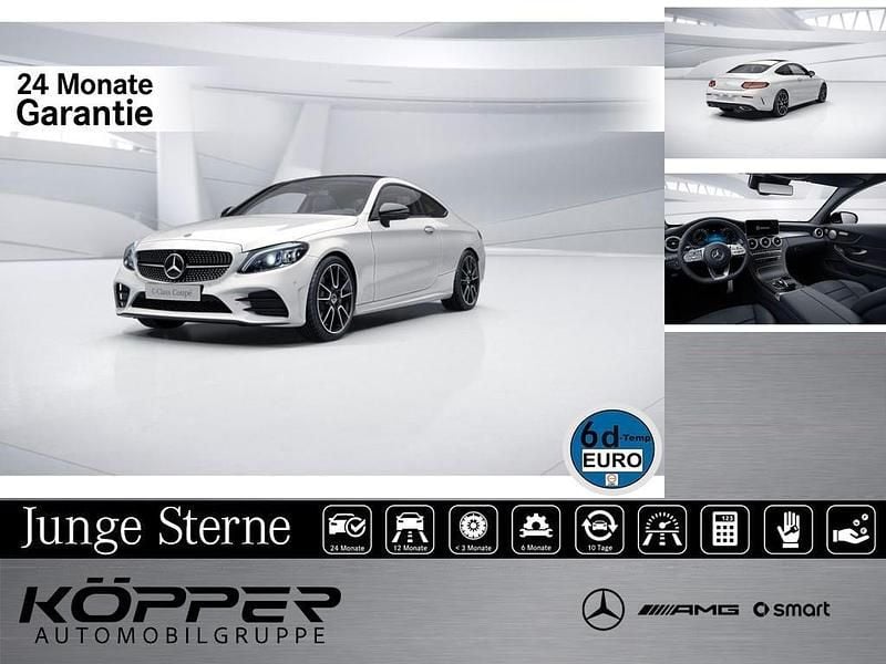 Weiß Gebraucht 2020 Mercedes C180 AMG Coupé | 26.666 € (Superpreis) - Bild 1/4