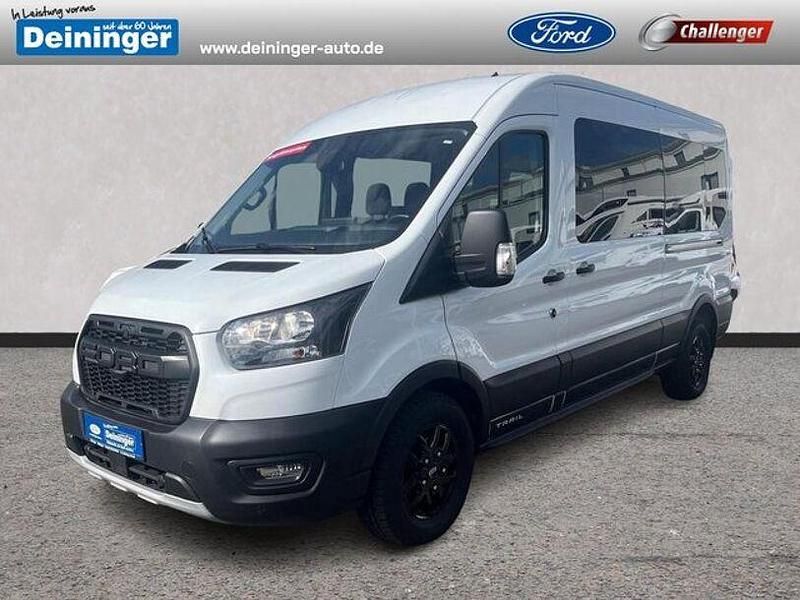 Weiss Gebraucht 2022 Ford Transit Kombi | 32.990 € - Bild 1/4