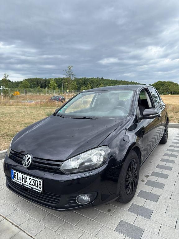 Schwarz Gebraucht 2009 VW Golf VI Comfortline Limousine | 2.599 € (Superpreis) - Bild 1/4