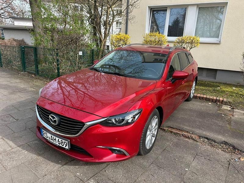 Gebraucht Mazda 6 Exclusive-Line 150 PS (110 kW) 2016 Rubinrot metallic Kombi
