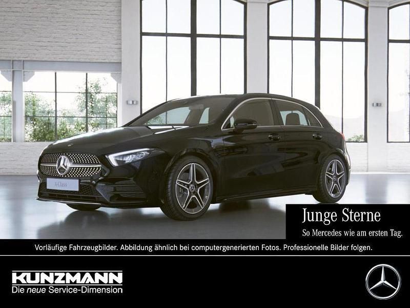 Nachtschwarz Gebraucht 2022 Mercedes A200 AMG Limousine | 28.365 € (Guter Preis) - Bild 1/4
