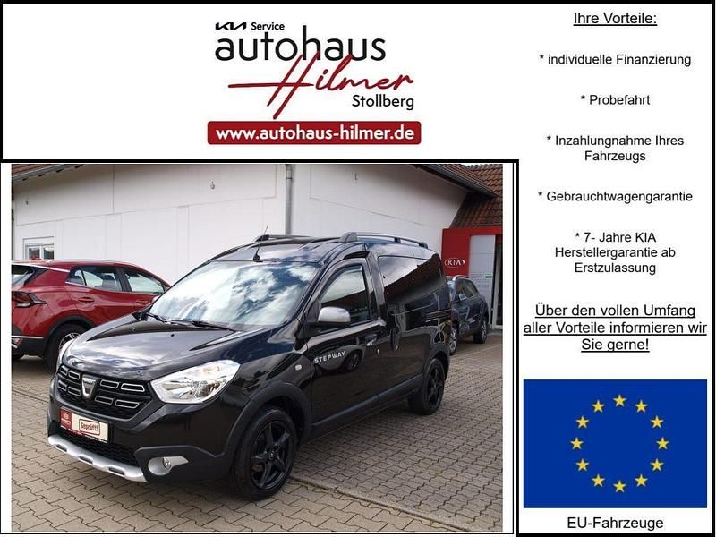 Schwarz Gebraucht 2019 Dacia Dokker Stepway Van | 9.500 € (Superpreis) - Bild 1/4