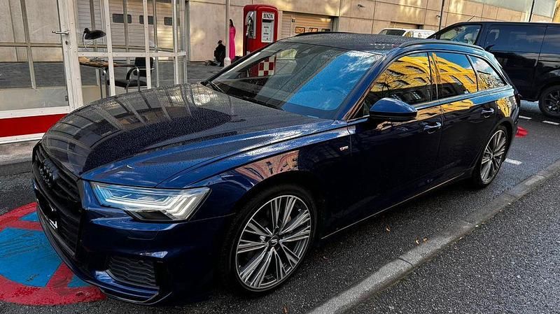 Blau Gebraucht 2019 Audi A6 S-Line Kombi | 36.999 € (Teuer) - Bild 1/4