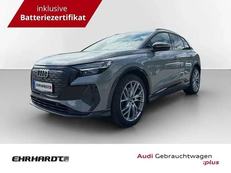 Grau Gebraucht 2022 Audi Q4 e-tron S-Line SUV | 29.490 € (Guter Preis) - Bild 1/3