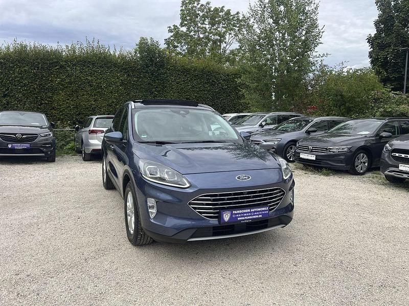 Chrome blue Gebraucht 2021 Ford Kuga Titanium SUV | 18.499 € (Guter Preis) - Bild 1/4