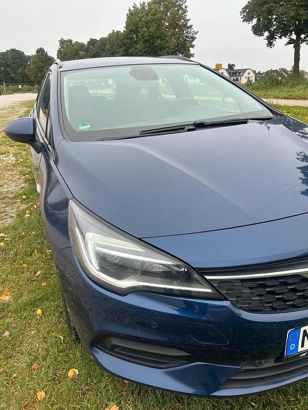 Gebraucht Opel Astra 122 PS (89 kW) 2020 Blau Kombi