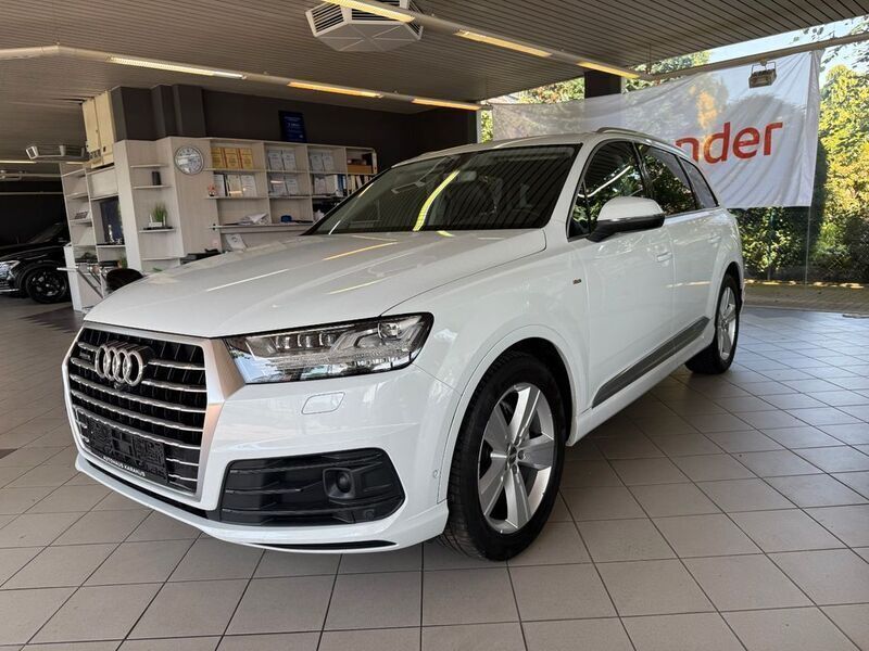 Gletscherweiss Gebraucht 2015 Audi Q7 S-Line SUV | 27.950 € (Fairer Preis) - Bild 1/4