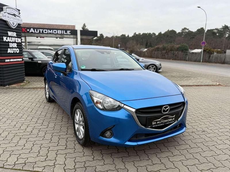 Blau Gebraucht 2017 Mazda 2 Exclusive-Line Limousine | 11.490 € (Fairer Preis) - Bild 1/4