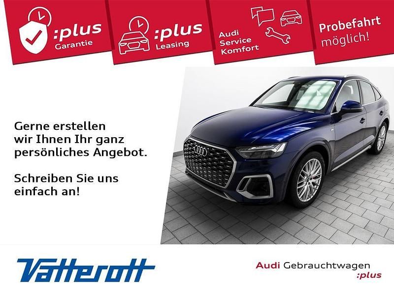 Blau Gebraucht 2021 Audi Q5 Sportback S-Line SUV | 39.780 € (Superpreis) - Bild 1/4