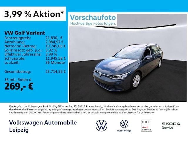 Grau Gebraucht 2022 VW Golf VIII Life Kombi | 21.830 € (Fairer Preis) - Bild 1/3