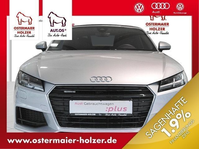Silber metallic Gebraucht 2016 Audi TT Roadster S-Line Cabrio | 41.880 € - Bild 1/4