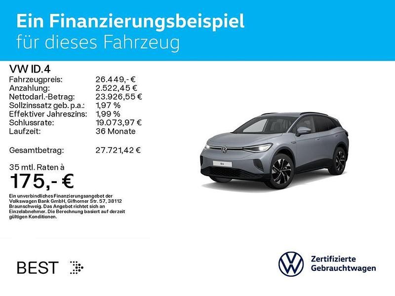 Gebraucht VW ID.4 Pro Performance 150 kW (204 PS) 2022 Mondsteingrau SUV